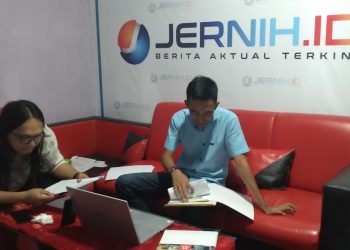 Media siber Jernih.id saat mengikuti proses verifikasi faktual Dewan Pers (foto: ist)