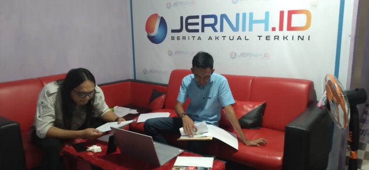 Media siber Jernih.id saat mengikuti proses verifikasi faktual Dewan Pers (foto: ist)