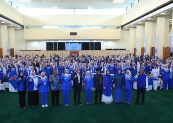 Perempuan Amanat Nasional (PUAN) saat menggelar Rapat Kerja Nasional (Rakernas) di Gedung MPR RI (Foto: Ds)