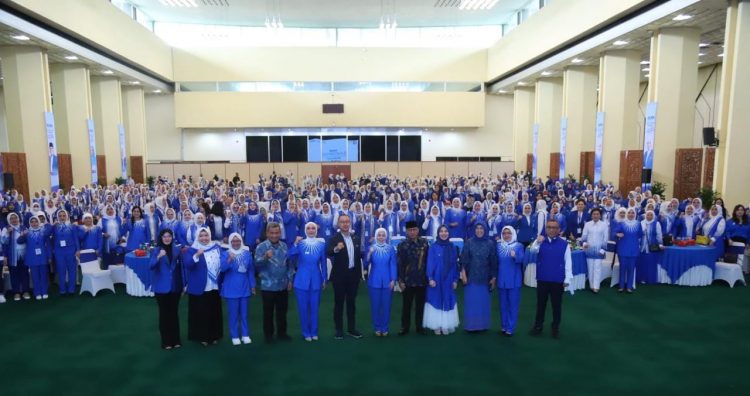 Perempuan Amanat Nasional (PUAN) saat menggelar Rapat Kerja Nasional (Rakernas) di Gedung MPR RI (Foto: Ds)