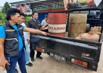 Foto: Kapolres Muaro Jambi AKBP Yuyan Priatmaja S.I.K,M.H Melalui Kasi Humas AKP Amradi,S.E mengatakan"Gerak cepat unit Reskrim Polsek Jaluko bersama tim rajawali