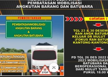 Foto: Pembatasan Mobilisasi Angkutan Batu bara Diterapkan Polda Jambi Saat Natal dan Tahun Baru