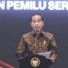 Foto: Presiden Jokowi di acara Konsolidasi Bawaslu (dok. YouTube Bawaslu)