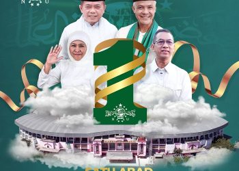 Poster acara puncak Satu Abad Nahdlatul Ulama. (Dok Diskominfo Provinsi Jambi)