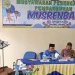 Ketua DPRD Tanjabtim, Mahrup, saat menyampaikan kata sambutan pada Musrenbang di Kecamatan Geragai, Kamis (2/2/23). [Dok. Gn]