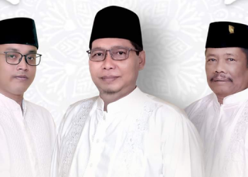 Ketua DPRD Tanjbtim, Mahrup, Wakil Ketua I, Saidina Hamzah, SE, Wakil Ketua II, Gatot Sumarto, SH, (Dok. Humas DPRD Tanjabtim)