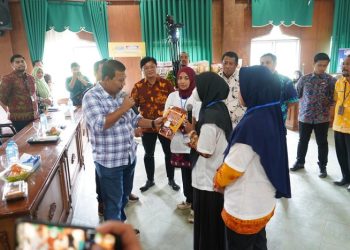 Pelatihan penguatan UMKM oleh Indomaret di ruang pola Kantor Bupati Tanjungjabung Timur, Jambi, Kamis (19/1/2023). [Foto Diskominfo Tanjab Timur]