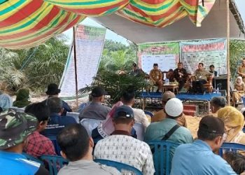 Gubernur Jambi Al Haris mendampingi Brigjen TNI Ludi Prastyono saat melakukan pengecekan lapangan. (Dok. Riki- Serampas)