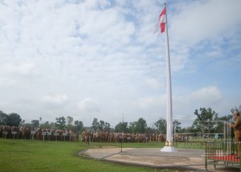 Apel Gabungan Seluruh OPD di lingkup Pemerintah Kabupaten Muaro Jambi. (Dok. Humas Kominfo kab. Muaro jambi)