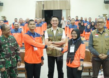 Pj Bupati Muaro Jambi resmi buka secara langsung pelatihan pengembangan kapasitas tim reaksi cepat (TRC) Badan Penanggulangan Bencana Daerah (BPBD) Kabupaten Muaro jambi (dok. Humas Kominfo)