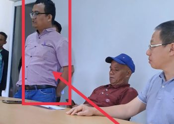 Oknum yang mengaku sebagai pegawai Bank BNI (dok. Salimbai.id)