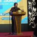 Al Haris pada acara Reuni Akbar ASM dan STIE Jambi di Auditorium Rumah Dinas Gubernur Jambi, Jumat (02/06/2023). (Foto: Diskominfo/Erit Sutriedi)