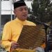 Sekda Sapril Pimpin Upacara Peringatan Hari Lahir Pancasila Tahun 2023 di lapangan Kantor Bupati Tanjung Jabung Timur, Kamis (01/06/23). (Dok. Diskominfo Tanjabtim)