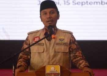 Ketua dan Anggota DPRD Provinsi Jambi Hadiri Sosialisasi Antikorupsi dan Gratifikasi di Aula Rumah Dinas Gubernur Jambi, Jumat (15/9).(dok.hendra)