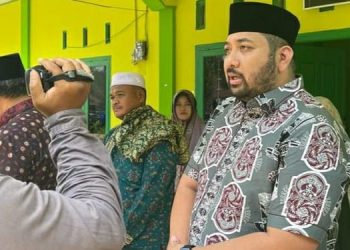 Waka DPRD Provinsi Jambi, Pinto saat diwawancarai awak media, Jumat (01/08/2023). (Dok. Arian)