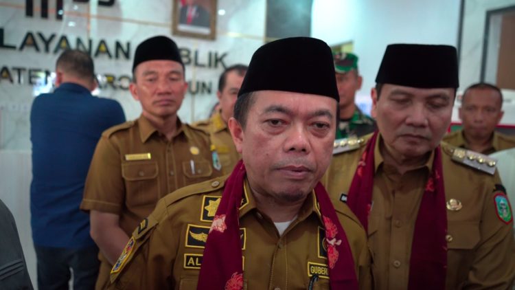 Gubernur Al Haris saat diwawancarai (Dok. Kominfo)