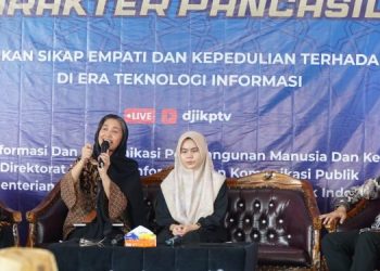 Diskusi Publik Pembinaan Ideologi Pancasila Bagi Gen-Z di Aula Tribun Pondok Pesantren As'ad, Danau Teluk, Kota Jambi, Kamis (dok. Kmf)