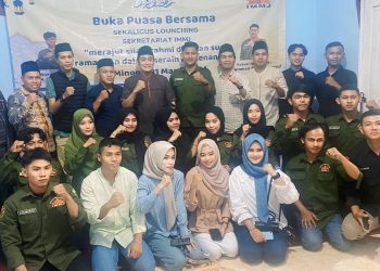 Buka bersama sekaligus peresmian seketariat IMMJ (dok. Salimbai.id)