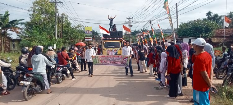 Peserta karnaval RT 24 Desa Kebon 9 (foto: Salimbai.id)